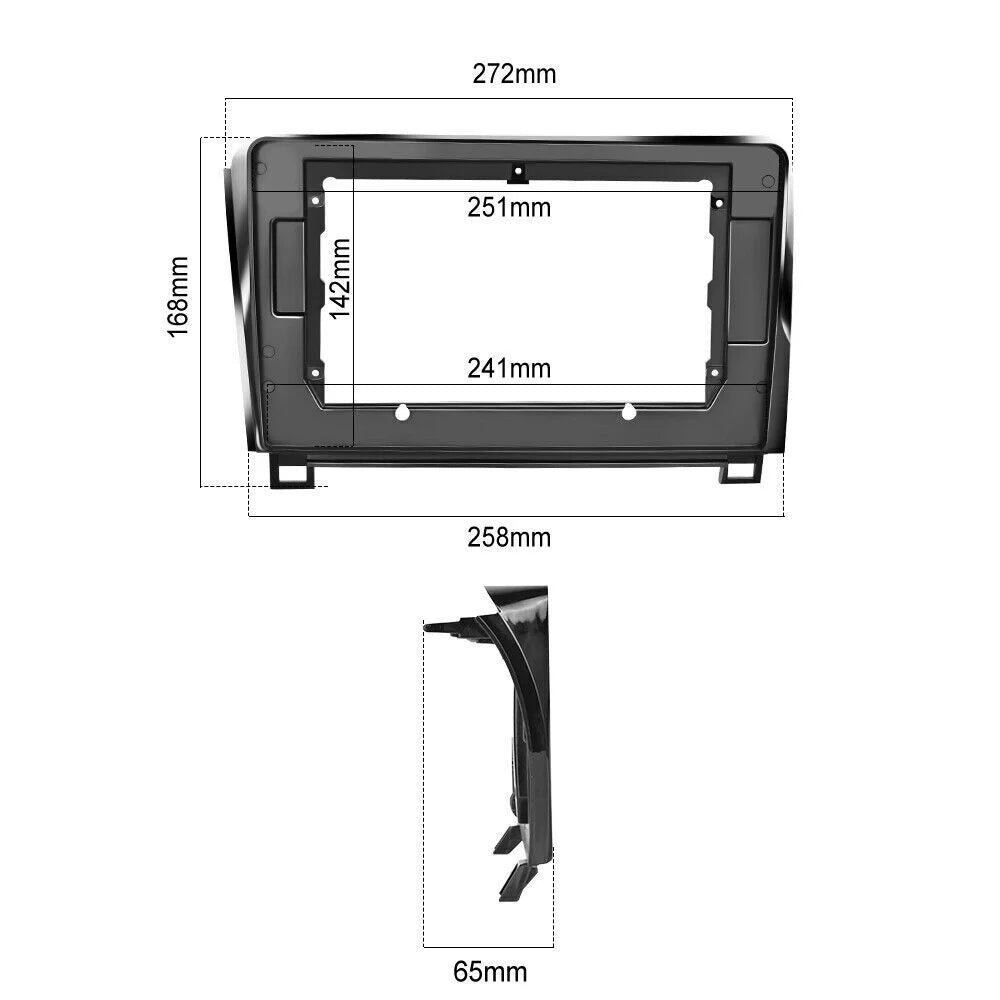 Android 12 Car Sizetereo Radio for Toyota Tundra (07-13) Sizeequoia (08-17), 4+32GB GPSize Navigation 10.1 Inch QLED Touchscreen Carplay/Android Auto DSizeP +AHD Camera