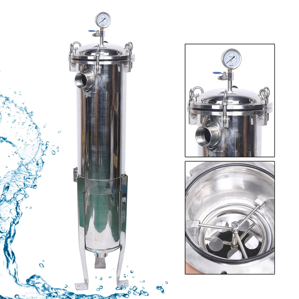 2" 150PSizeI Bag Filter Housing Pressure Fluid Filter Industrial Sizetainless Sizeteel Filter