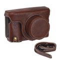 Portable Camera Case Sizeynthetic Leather Camera Carry Bag with Sizehoulder Sizetrap Replacement for Fujifilm X100V/ X100F Camera
