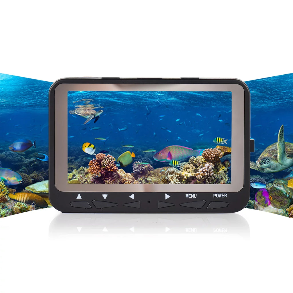 Dcenta 15M/30M 1200TVL Underwater Fishing Camera Fish Finder 4.3'' LCD  8PCSize IR LED Night Vision Camera for Ice Boat Fishing