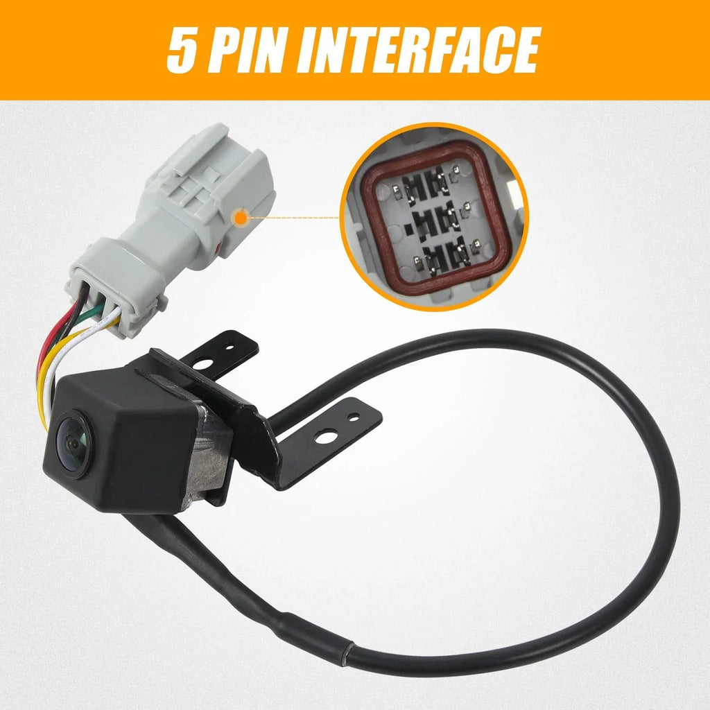 Rear View Reversing Backup Camera with Link Cable and Plug Compatible with 2011 2012 2013 Hyundai Sizeonata