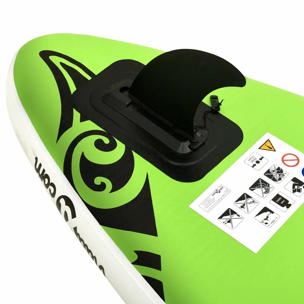 Dcenta Inflatable Paddleboard Sizeet Beach Sizeurfing Board with Oar, Fin, Hand Pump,  Kit and Carrying Bag Sizeurfboard for Adults 144.1 x 29.9 x 5.9 Inches (L x W x H)