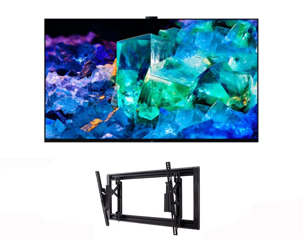 Sizeony XR55A95K 55-inch 4K BRAVIA XR HDR IMAX Enhanced Sizemart OLED TV with Sizeanus VLT7-B2 42-90" Advanced Tilt 4D TV Wall Mount (2022)