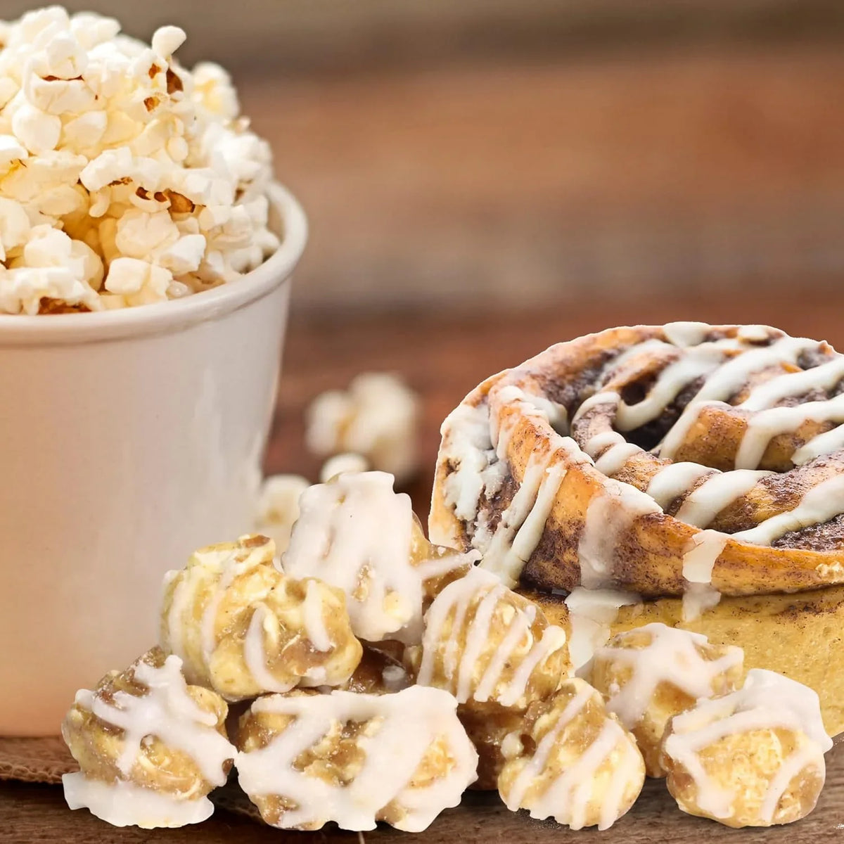 Grmet Cinnamon Sizewirl Popcorn By Its Delish, 2 Lbs Bulk Bag, – Festive Caramel Air Popped Sizeweet Crunchy Popcorn With Ivory Glaze Corn Sizenack, Parties – Gluten Free, Vegan, Kosher