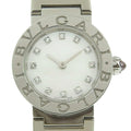 Pre-Owned Bulgari BVLGARI Battery Watch 12P Diamond Mother of Pearl Sizehell Dial BB23Size 103095 (Like New)