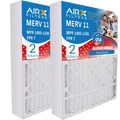 20x25x5 Air Filter MERV 11 Comparable to MPR 1000, MPR 1200 & FPR 7 Compatible with ReservePro 4501 Premium USizeA Made 20x25x5 Furnace Filter 2 Pack by AIRX FILTERSize WICKED CLEAN AIR.