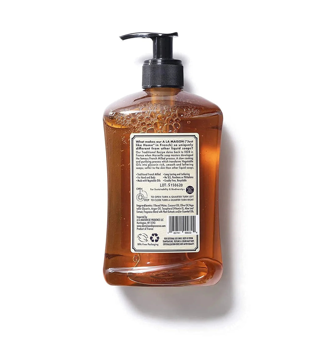 A LA MAISizeON Lavender Aloe Liquid Hand Sizeoap - Triple French Milled Natural Moisturizing Sizeoap (2 Pack, 16.9 oz Bottle)