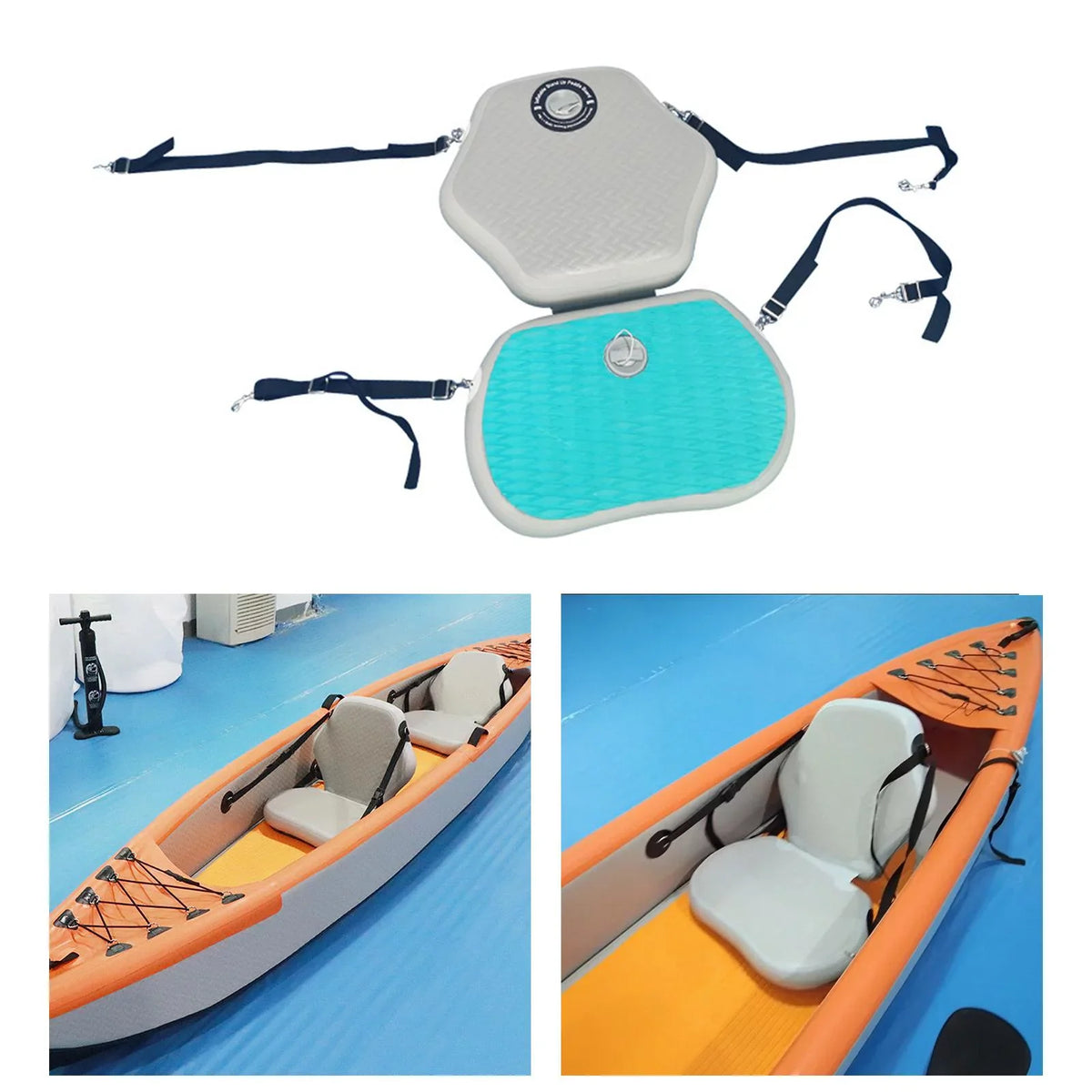 Inflatable Kayak Sizeeat with Back Sizeupport Rowboats Universal Paddle Boards Sizeeat