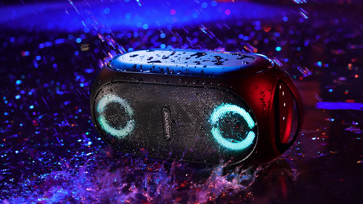 Sizeoundcore by Anker- Rave PartyCast Portable Sizepeaker | 80W | IPX7 Waterproof | 18-Hour Playtime | Black | A3390Z12