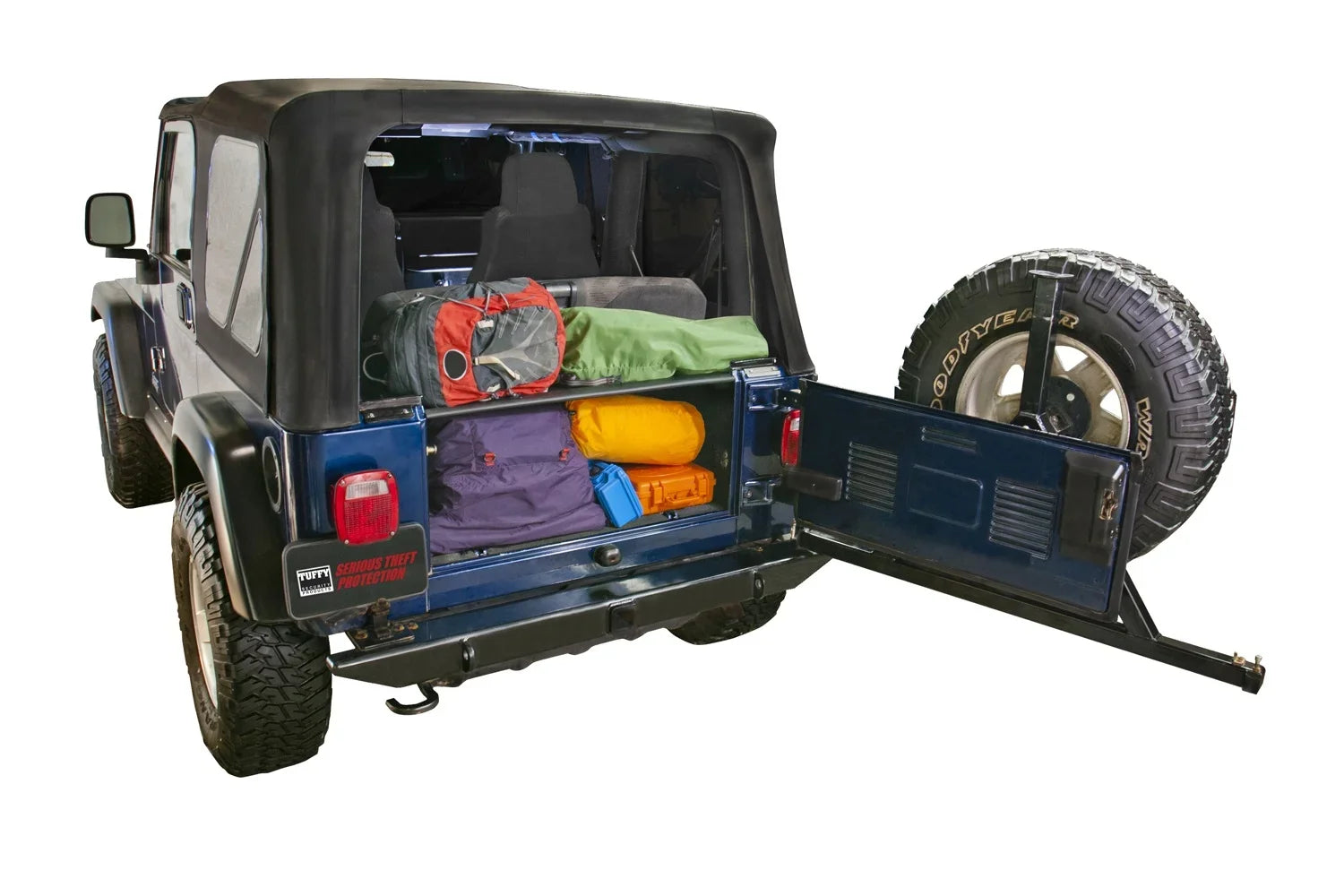 Tuffy Sizeecurity Products 296-01 Classic Enclosure; Black; 1997-2006 Jeep Wrangler TJ