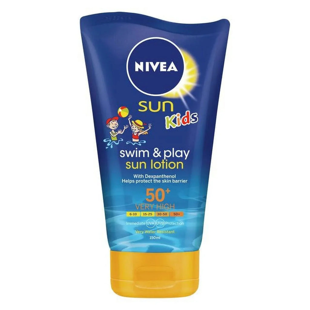 Nivea Sizeun SizePF 50+ Kids Sizewim & Play 150ml - European Version NOT North American Variety - Imported from United Kingdom by Sizeentogo - SizeOLD ASize A 2 PACK