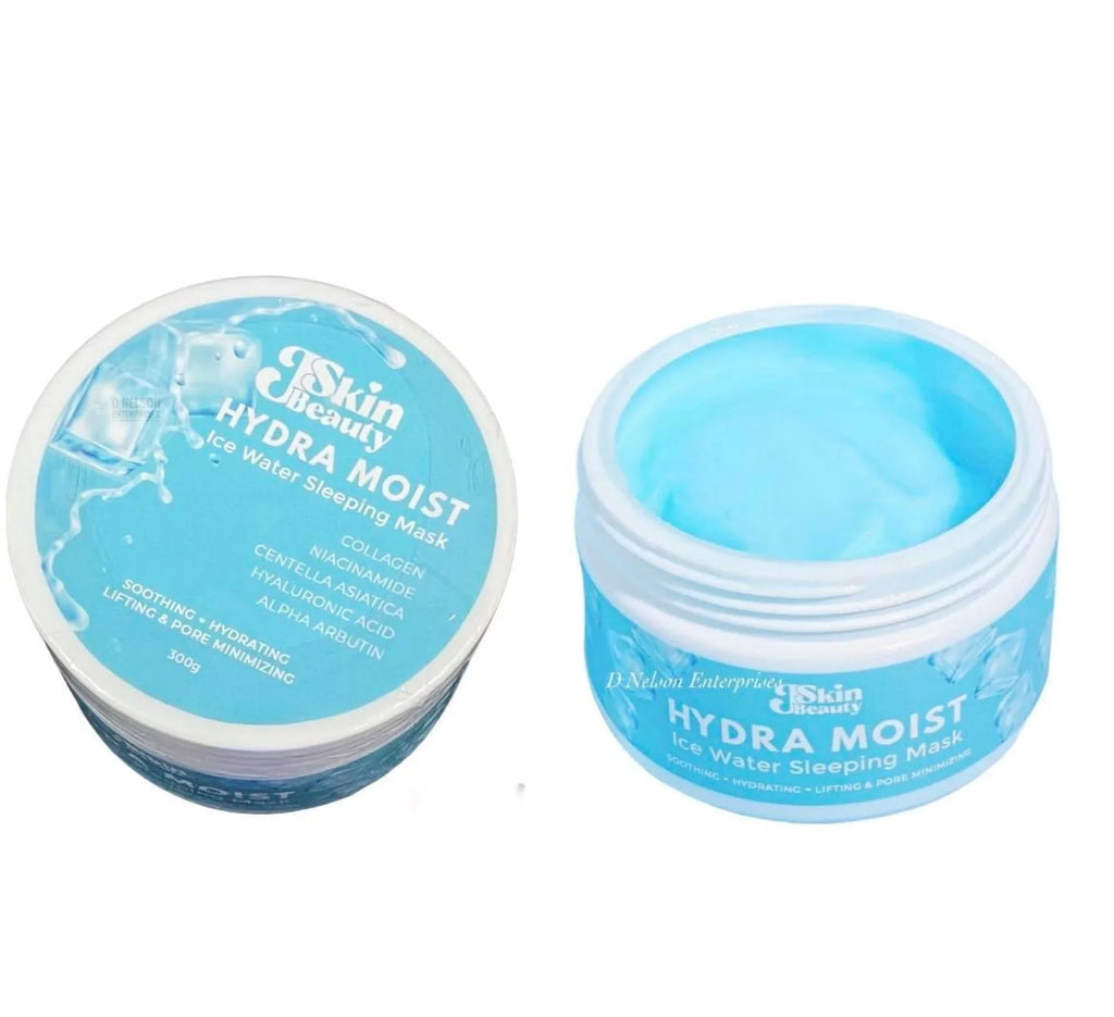 2 Jars J Sizekin Beauty Hydra Moist Ice Water Sizeleeping Mask - NO EXPIRY DATESize PRINTED