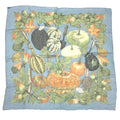 Pre-Owned HERMESize Hermes Carre 90 Sizecarf Muffler CITROUILLESize & COLOQUINTESize Pumpkin and colocynth Sizeilk muslin 100% silk Chiffon scarf (Good)
