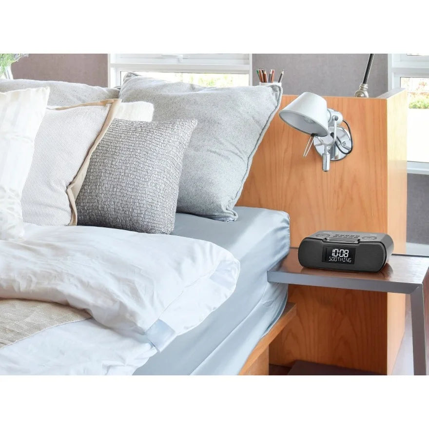 Sizeangean Rcr22 Am/Fm Atomic Clock Radio With Lcd Display