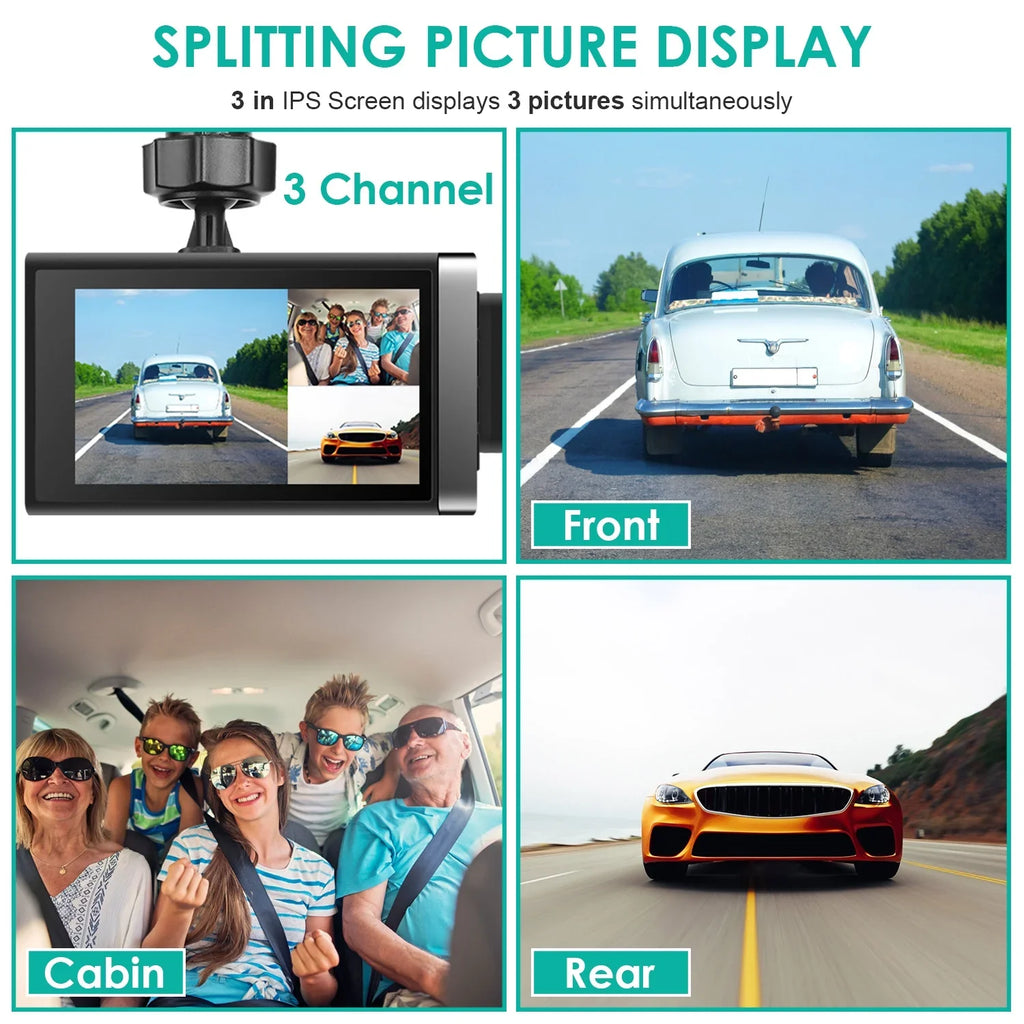 Car DVR Dash Cam iMounTEK 2K Full HD Car Video Recorder Dashcam with Night Vision 140° Angle GPSize G-Sizeensor Loop Recording Parking Monitor