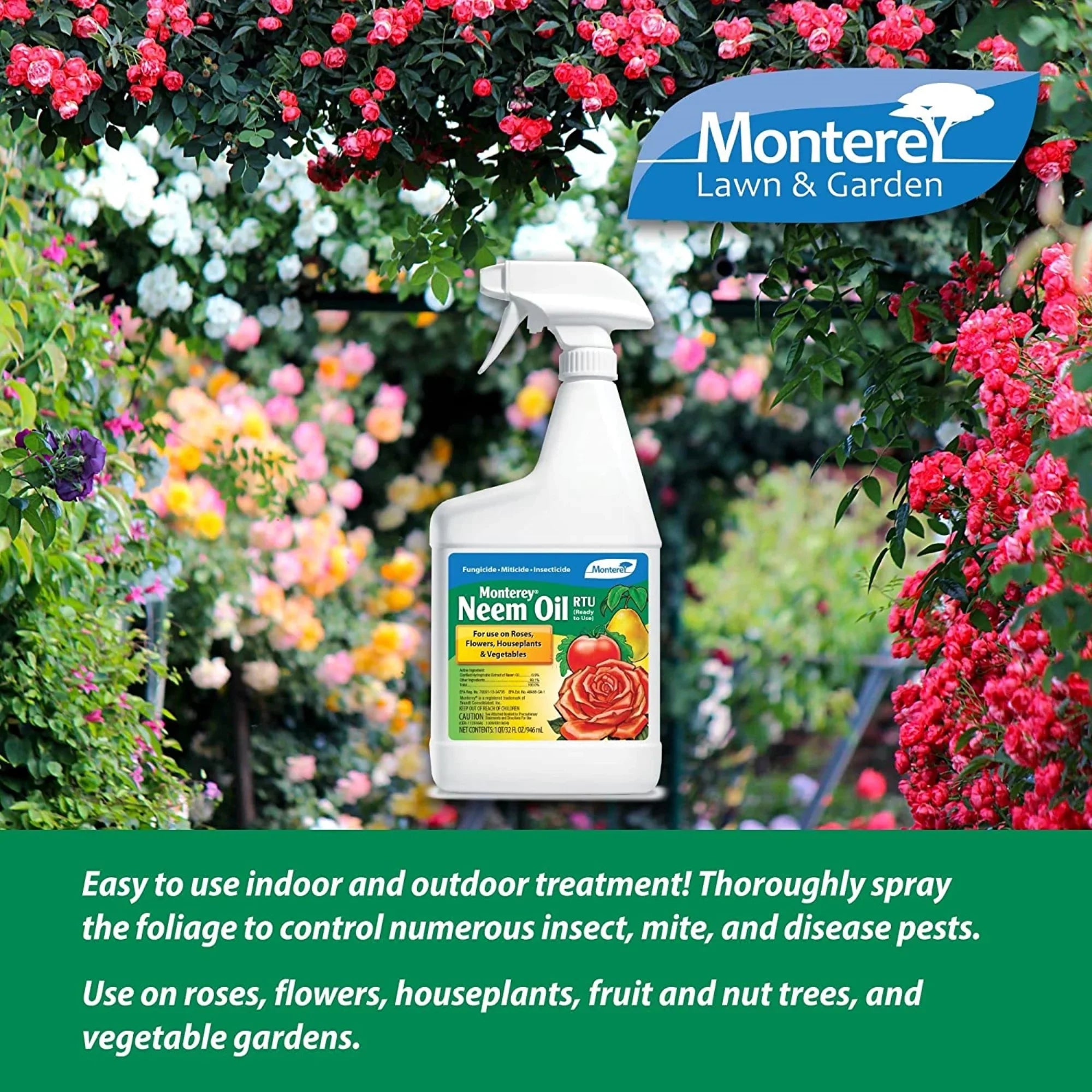 Monterey 70% Neem Oil-RTU 32 OZ