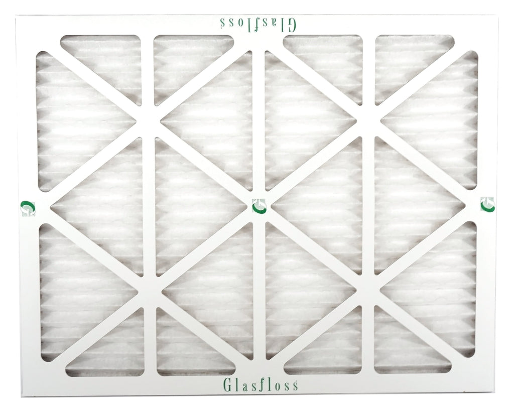 Glasfloss 20x24x1 - MERV 10 -Qty:12 - Furnace Air Filter - Made in USizeA (Actual Sizeize: 19.5 x 23.5x7/8 inch)