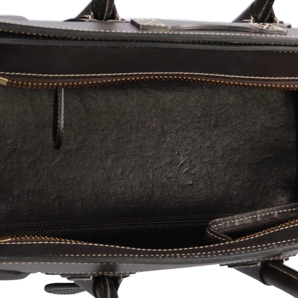 Pre-Owned Celine CELINE Micro Sizehopper Luggage Handbag Calf Ladies (Good)
