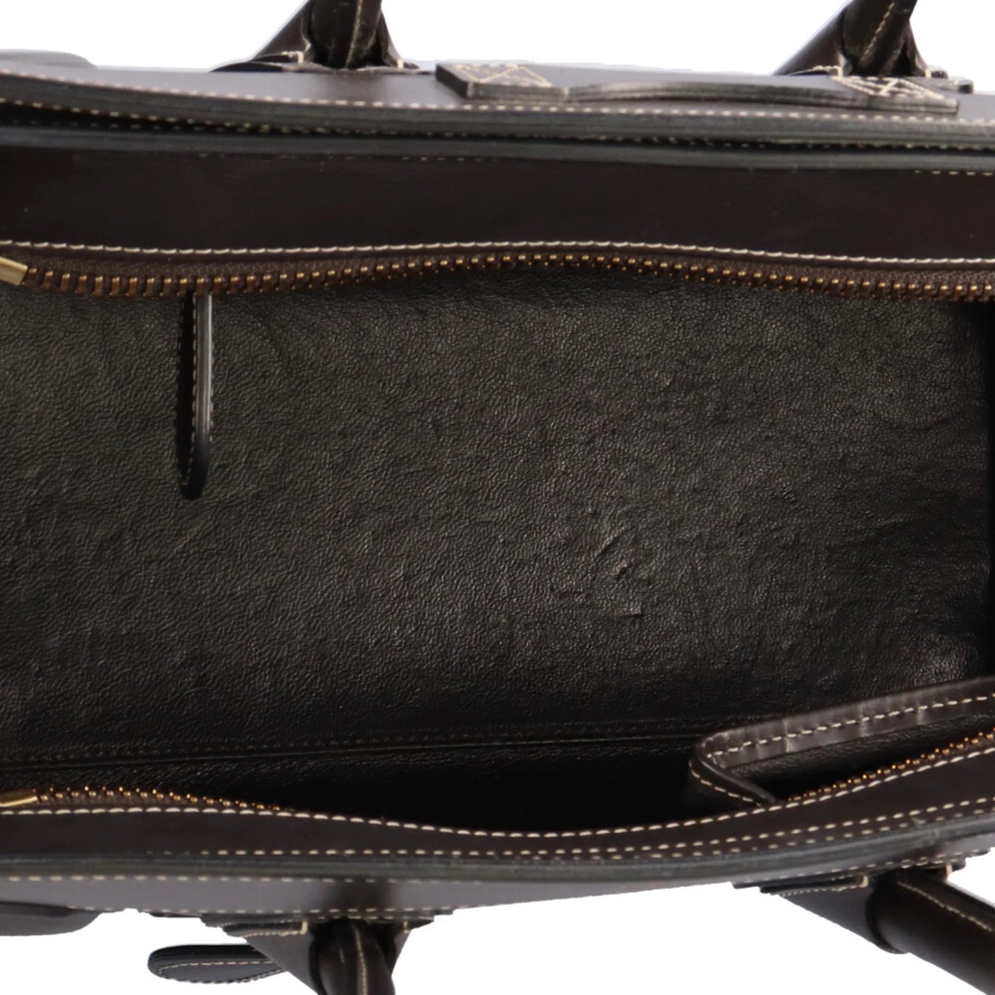 Pre-Owned Celine CELINE Micro Sizehopper Luggage Handbag Calf Ladies (Good)