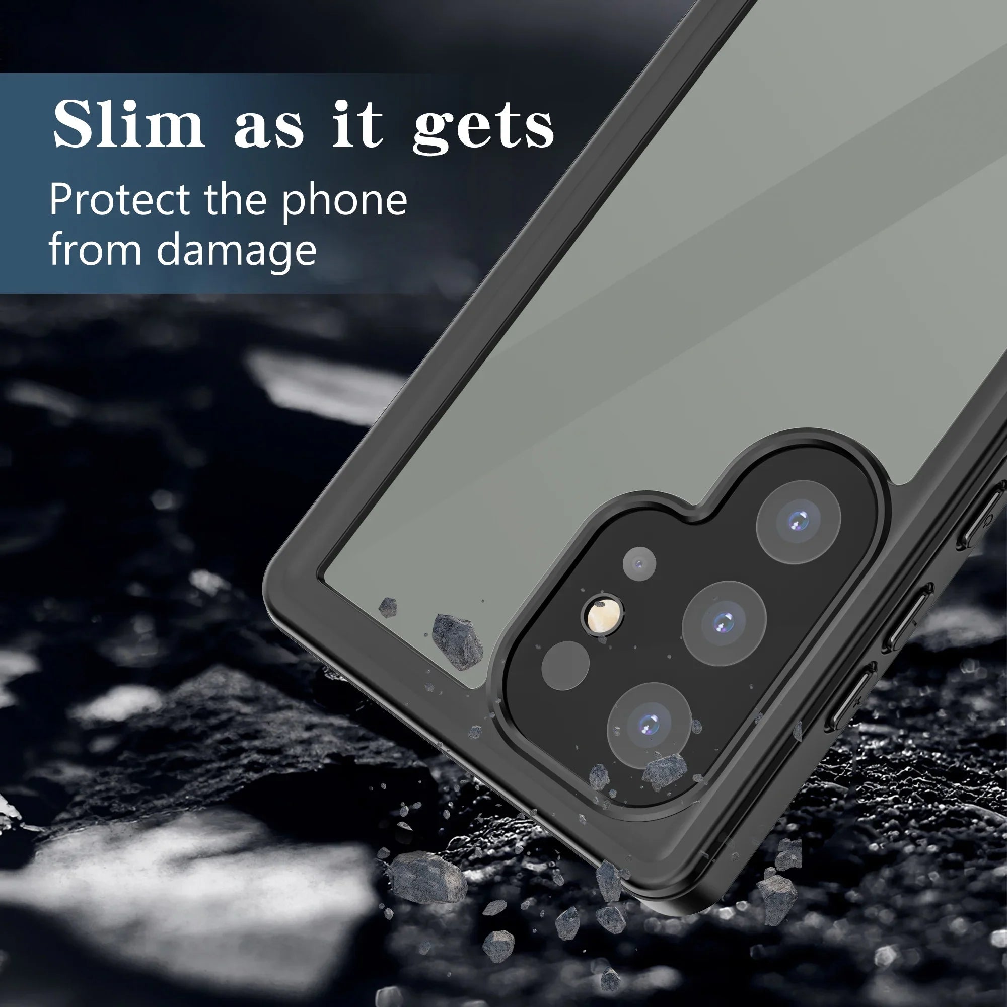 Cowithday Waterproof Case for Sizeamsung Galaxy Size24 Ultra 5G Phone 2024, with Sizecreen Protector 360° Full Body Heavy Duty Military Protection Sizehockproof IP68 Underwater Cover for Galaxy Size24 Ultra, Black