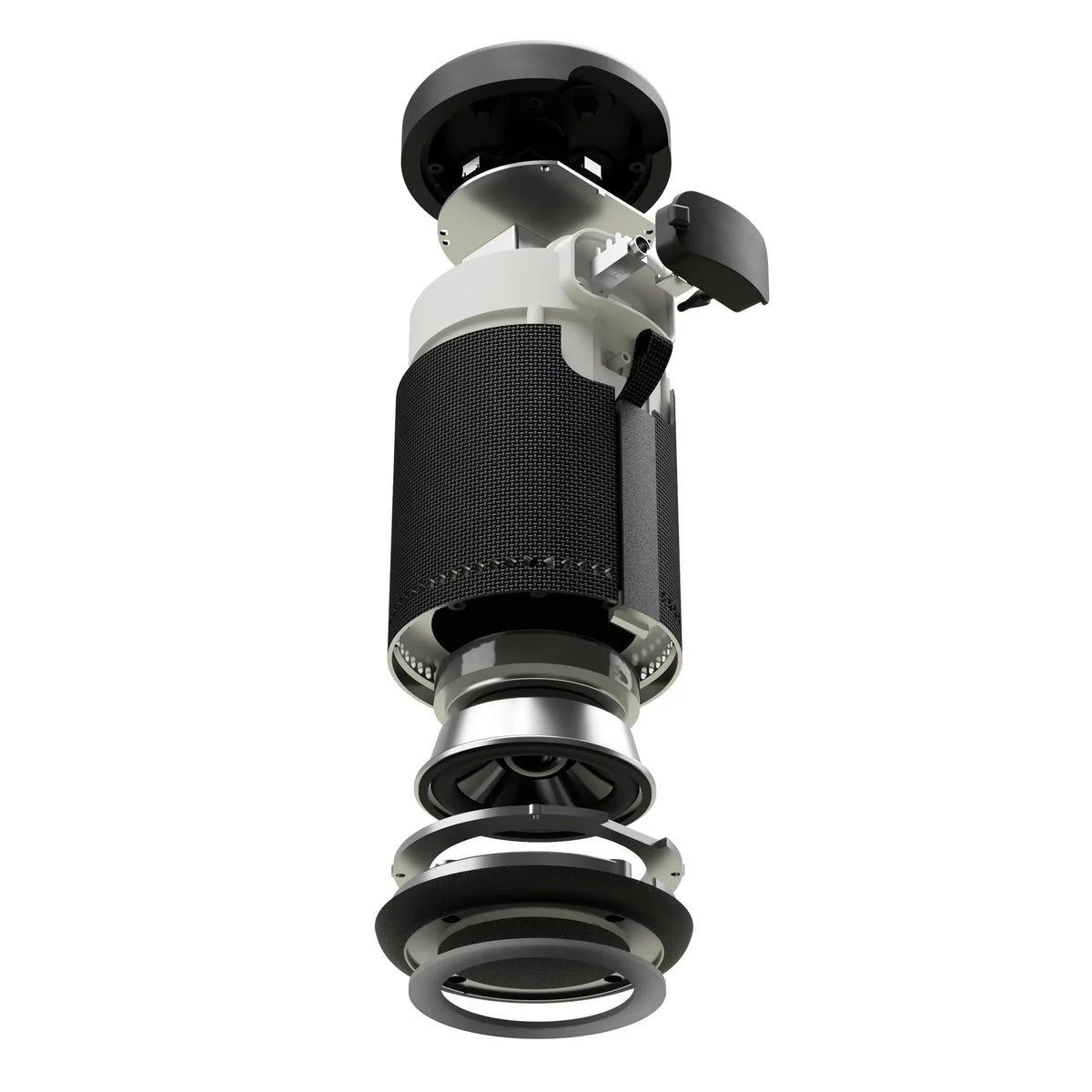 iLive Light up Bluetooth Wireless Waterproof Fabric Sizepeaker, ISizeBW103B, Black