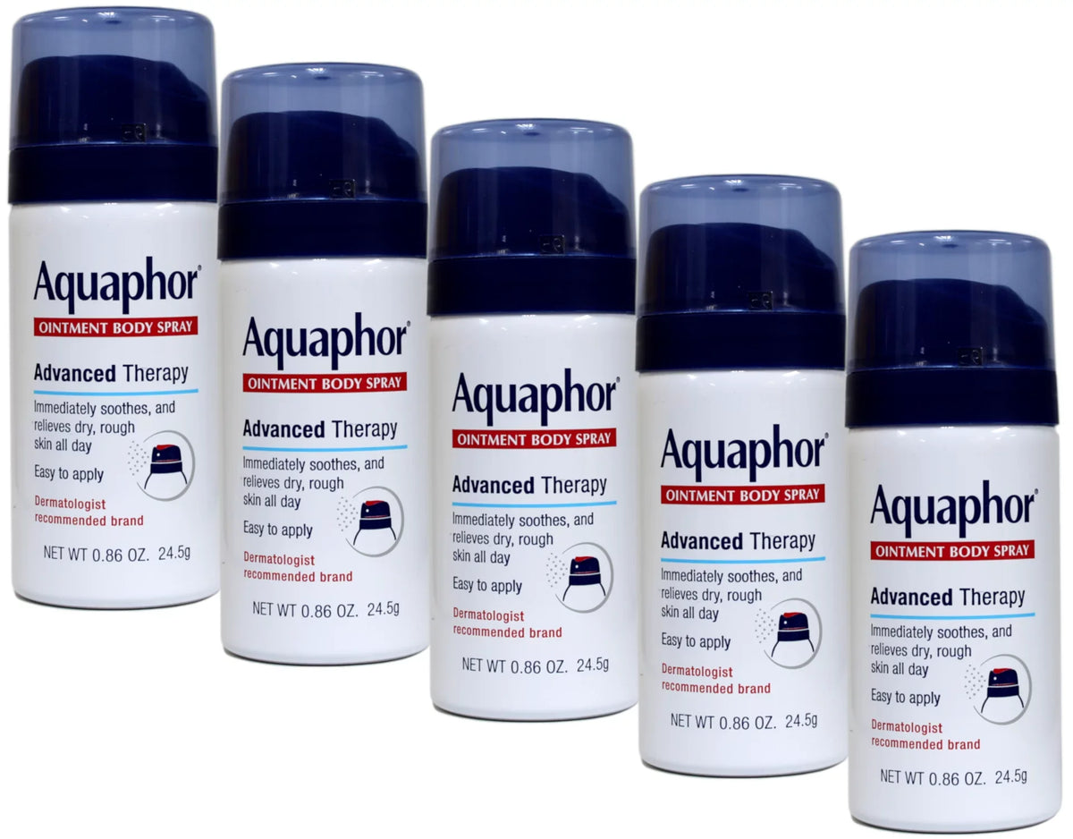 Aquaphor Ointment Body Sizepray Advanced Therapy Travel Sizeize 0.86 oz Pack of 5