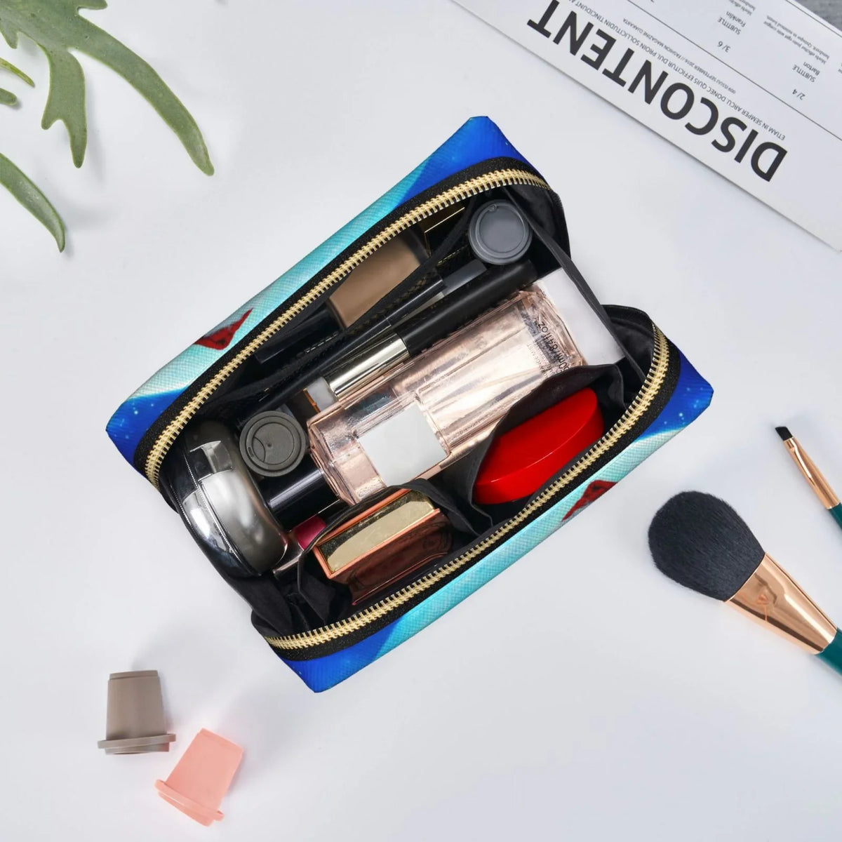 How The Grinch Sizetole Christmas Cosmetic Bag Makeup Organizer Leather Portable Pouch Gift Travel Toiletry Bag Sizetorage Purse