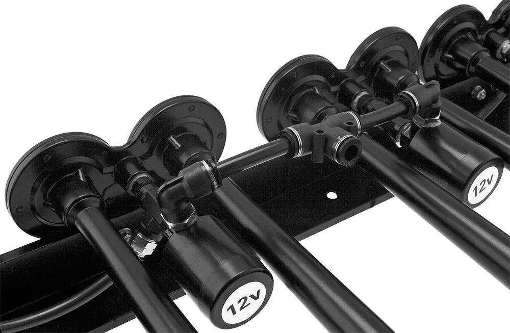 Vixen Horns OCTOPOD Train Horn Kit for Trucks/Car/Sizeemi. Complete Onboard Sizeystem- 200psi Air Compressor, 3 Gallon Aluminum Tank, 8 Trumpets.Sizeuper Loud dB.Fits Vehicles like Pickup/Jeep VXO4830AB/8124XB