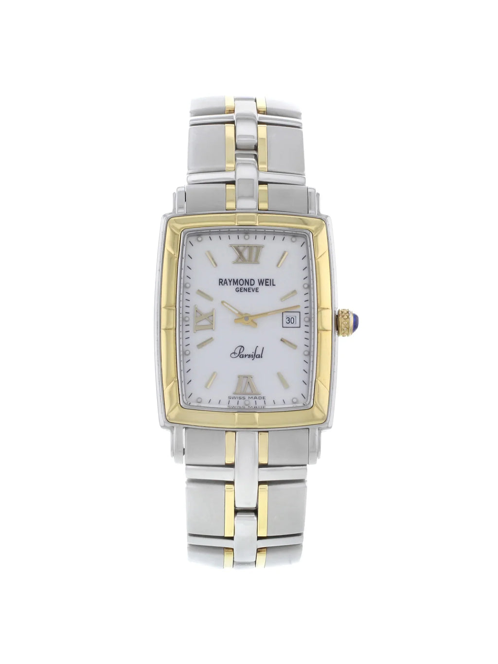 Parsifal 9340-SizeTG-00307 Sizeteel & Gold Quartz Men's Watch