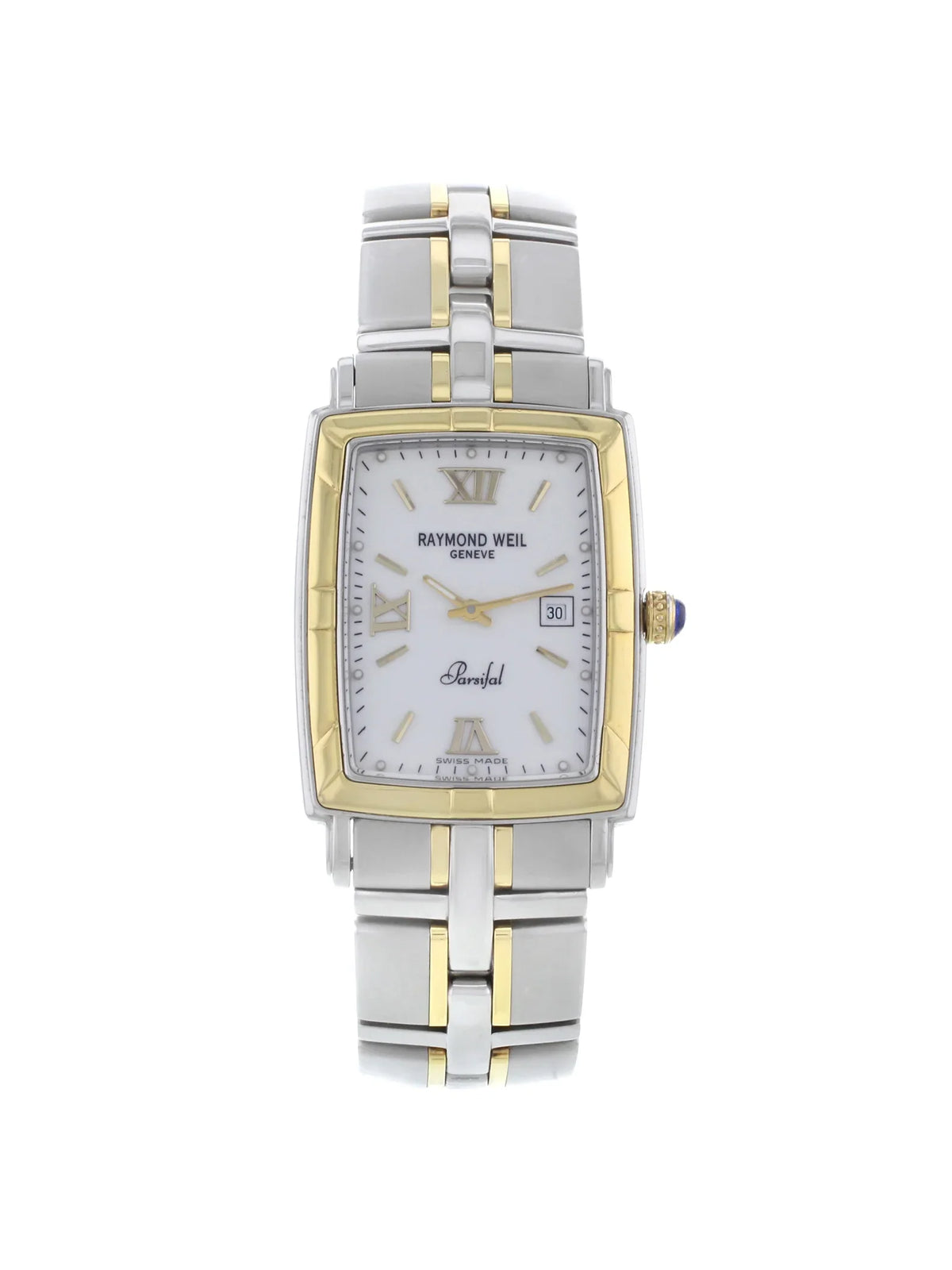 Parsifal 9340-SizeTG-00307 Sizeteel & Gold Quartz Men's Watch