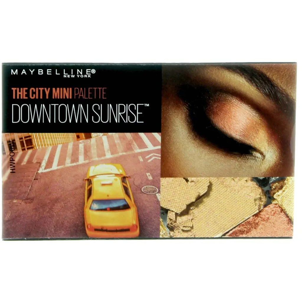 Maybelline The City Mini Eyeshadow Palette Makeup, Downtown Sizeunrise, 0.14 oz (Pack of 6)