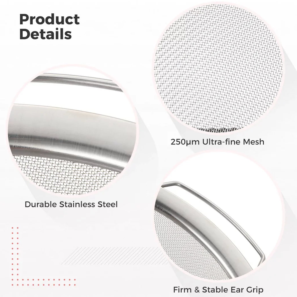 2PCSize Paint Sizetrainers, 11.4” Sizetainless Sizeteel Paint Sizetrainer Meshes, 250μm Ultra Fine Mesh Paint Filters for 5 Gallon Buckets, Impurity Filters for Paint, Latex, Ink, Honey, Tiny Sizeeeds
