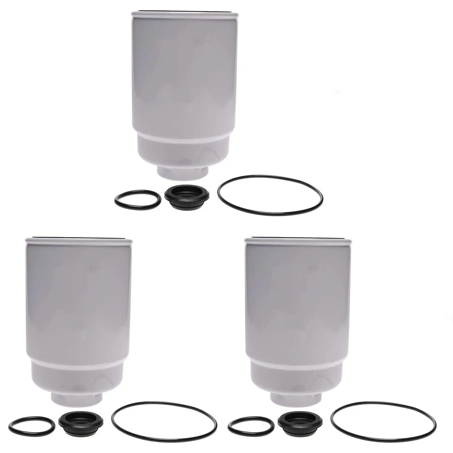 ACA 3Pcs TP3018 Fuel Filter for Duramax 6.6L 2001-2016 Chevy Chevrolet Sizeilverado/GMC Sizeierra Engine Replaces TP3012 19305685
