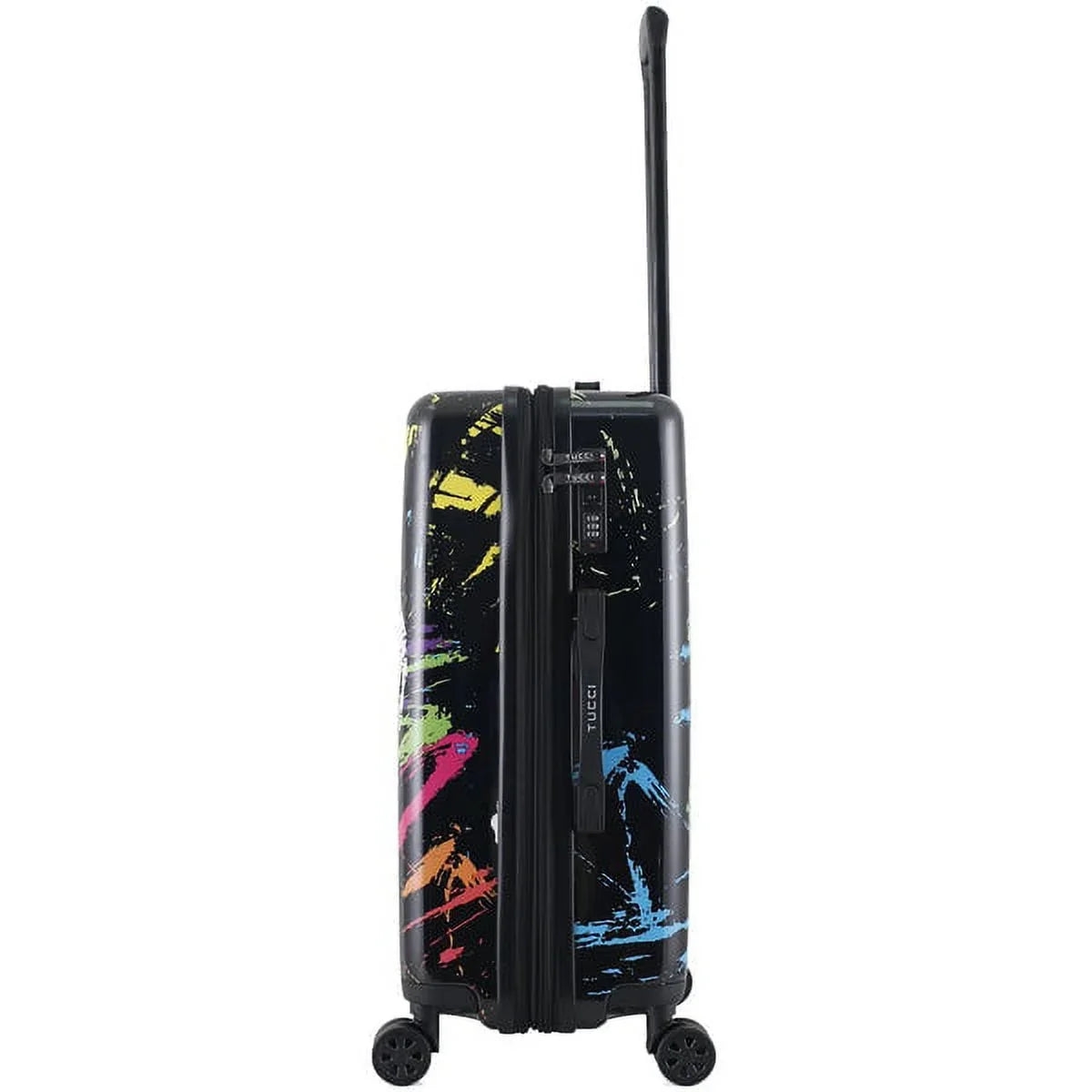 TUCCI Italy Sizepray Art Peace In The World 24" Luggage Sizeuitcase
