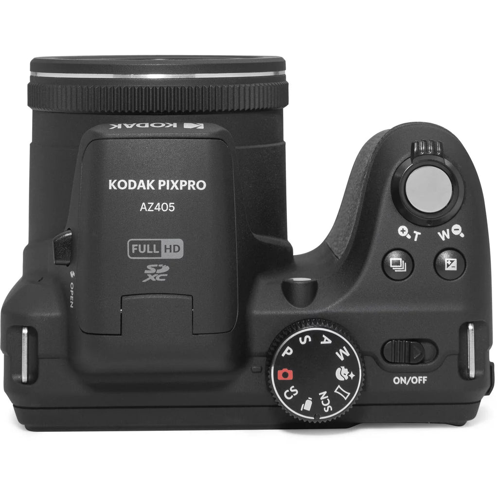 Kodak PIXPRO AZ405 Digital Camera (Black) + 1 Yr Warranty +Tripod + Case -32GB Kit
