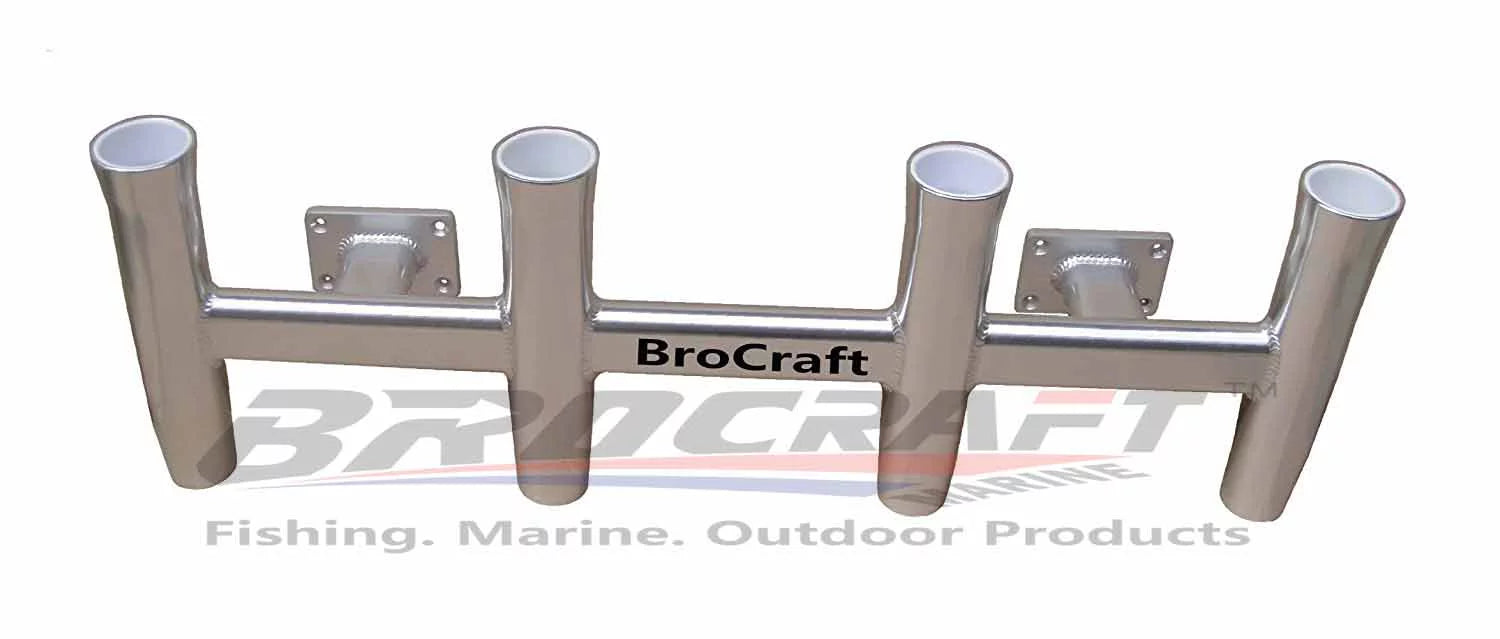 BroCraft 4 Pole Rocket Launcher / Rod Holders For Boat / Boat Rocket Launcher