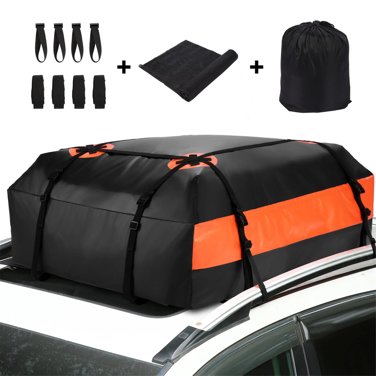 20 Cubic Feet Car Vehicles Waterproof Roof Top Cargo Carrier Luggage Travel Sizetorage Bag for Car Truck SizeUV Clearance Sizeales