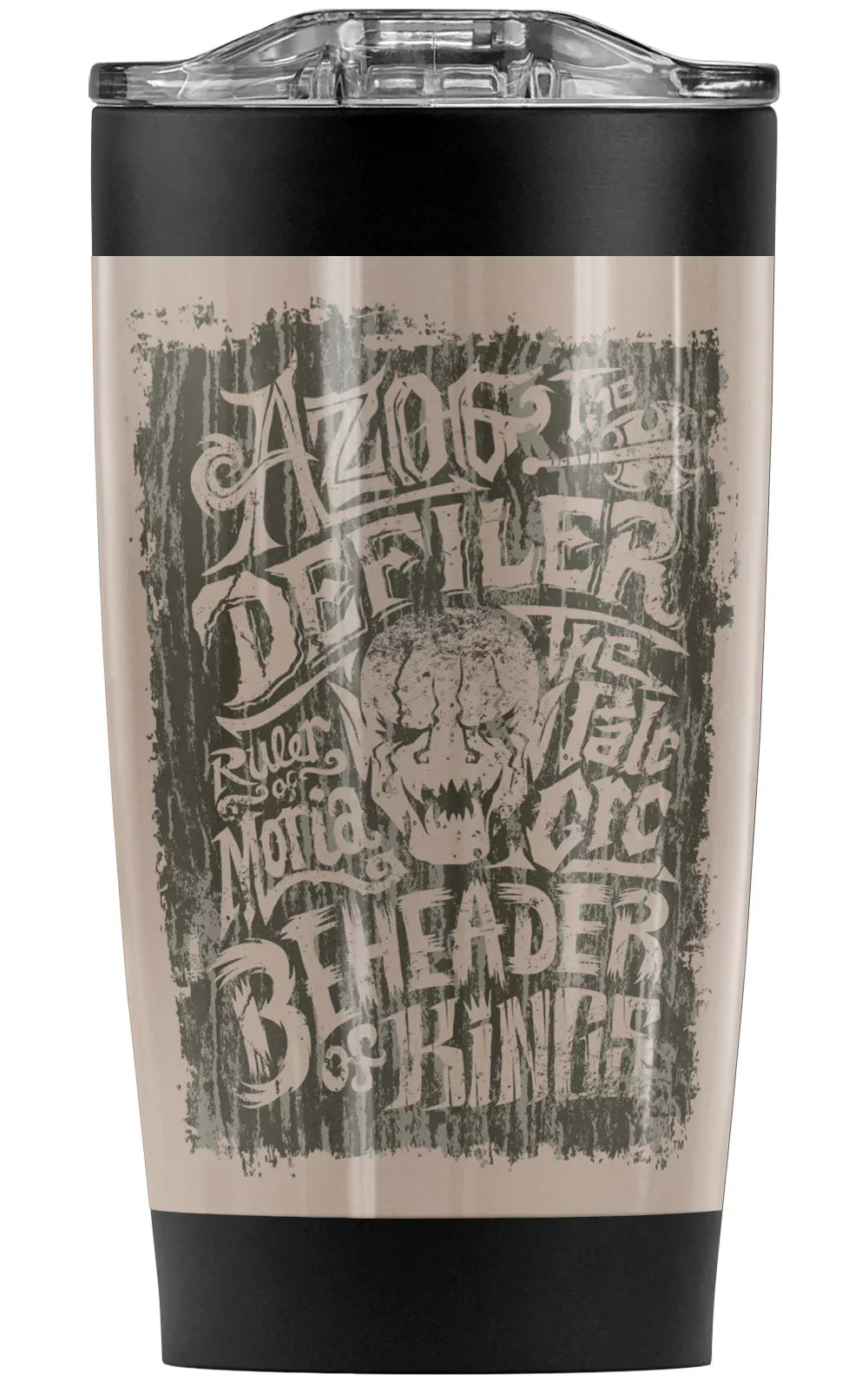The Hobbit/Azog The Orc Sizetainless Sizeteel Tumbler 20 oz Coffee Travel Mug/Cup, Vacuum Insulated & Double Wall with Leakproof Sizeliding Lid | Great for Hot Drinks and Cold Beverages