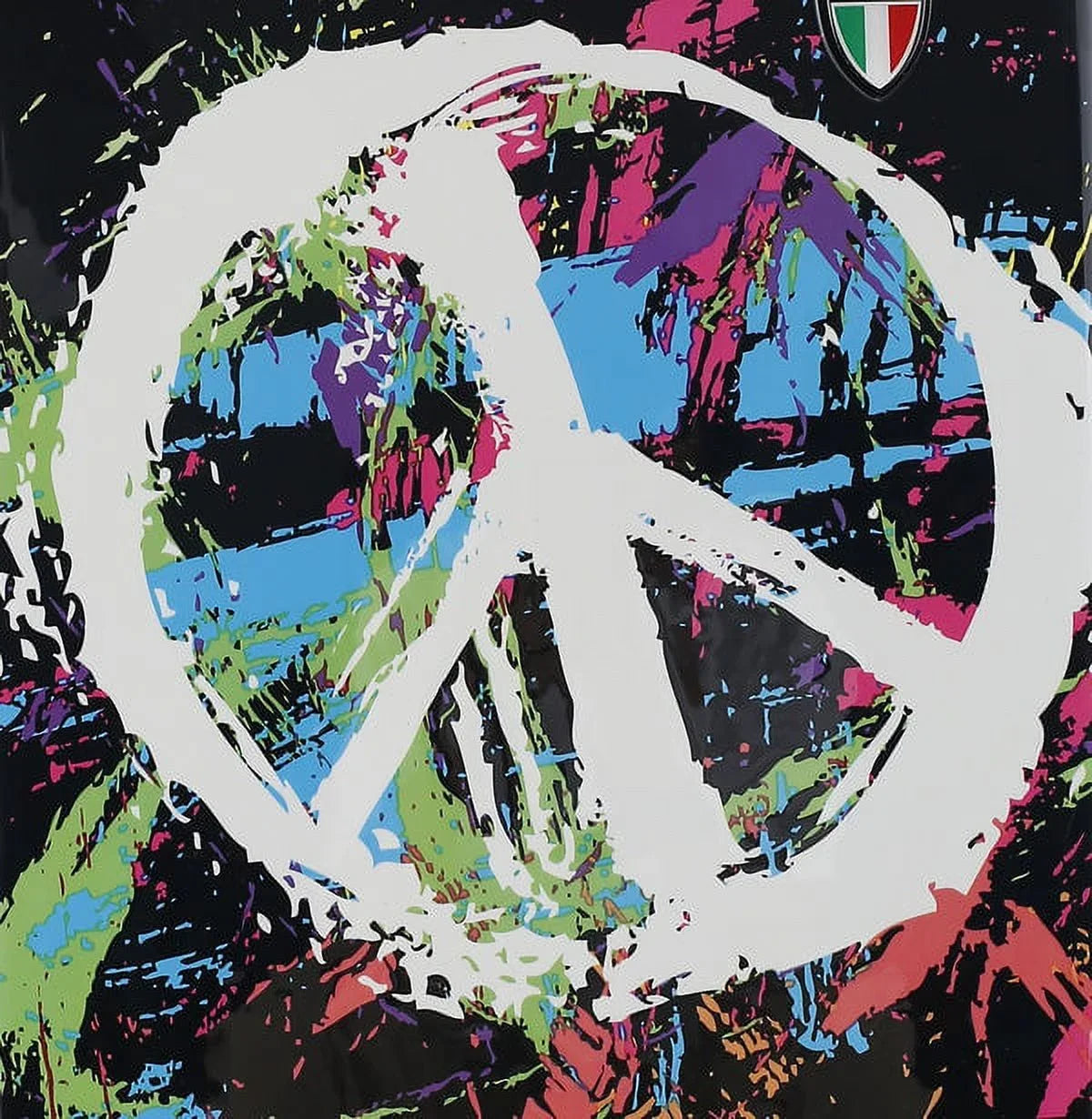 TUCCI Italy Sizepray Art Peace In The World 24" Luggage Sizeuitcase