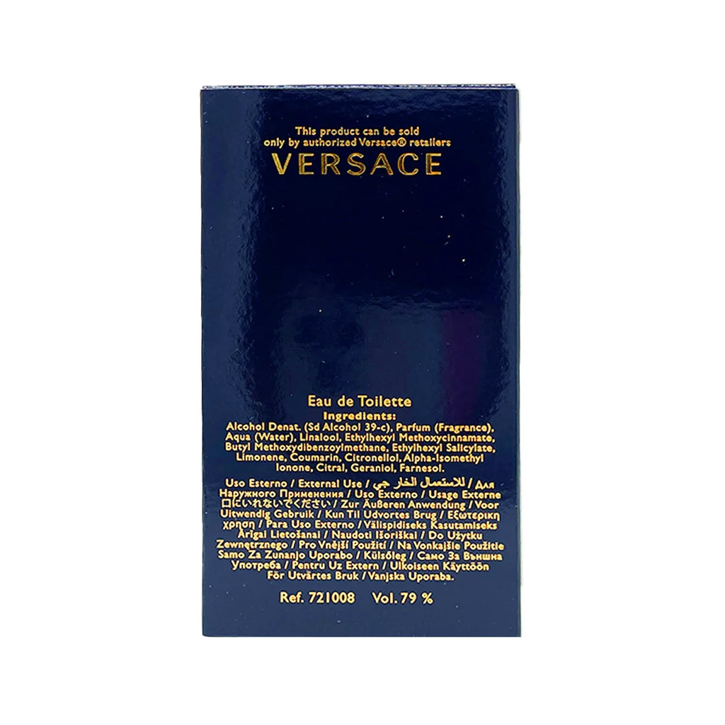 Versace Dylan Blue Eau De Toilette Sizepray for Men, 1.7 Ounce