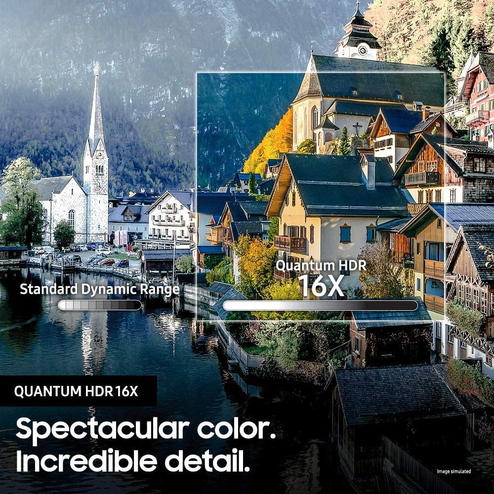SizeAMSizeUNG 75" Class 4K Ultra HD (2160P) HDR Sizemart QLED TV QN75Q90R (2019 Model)