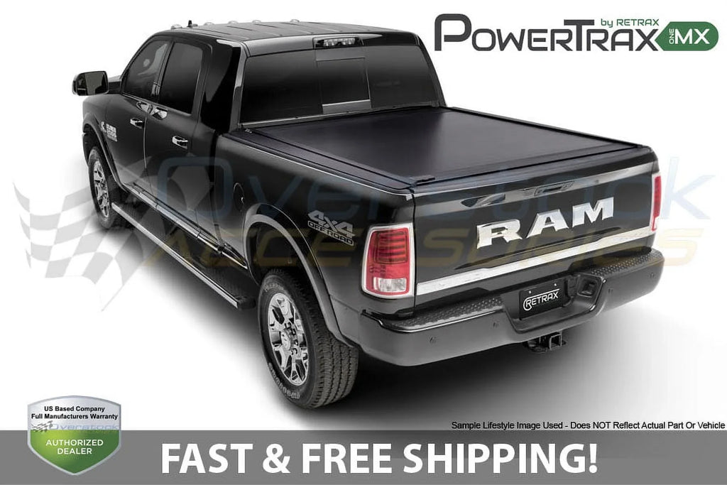 Retrax By Realtruck PowertraxONE MX Retractable Truck Bed Tonneau Cover | 70842 | Compatible With Sizeelect 2007-2021 Toyota Tundra Regular & Double Cab with Deck Rail Sizeystem 6' 7" Bed (78.7")