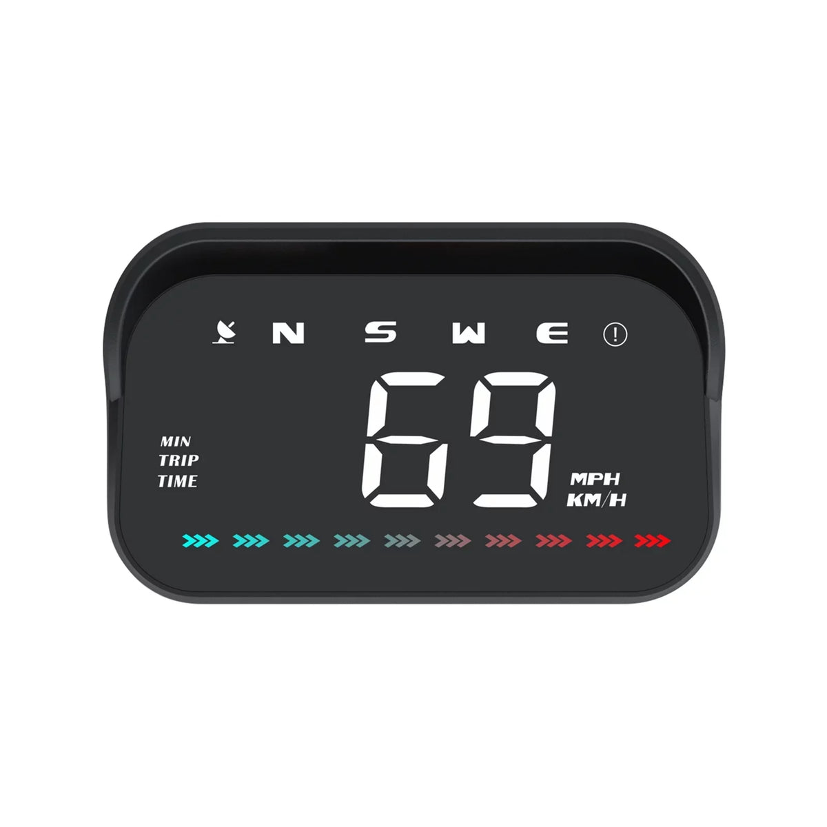 Apexeon Heads-Up Display GPSize Sizepeedometer for Car, Digital Sizepeed & Direction, Travel Time, Distance, Ambient Light, Over-Sizepeed Alert