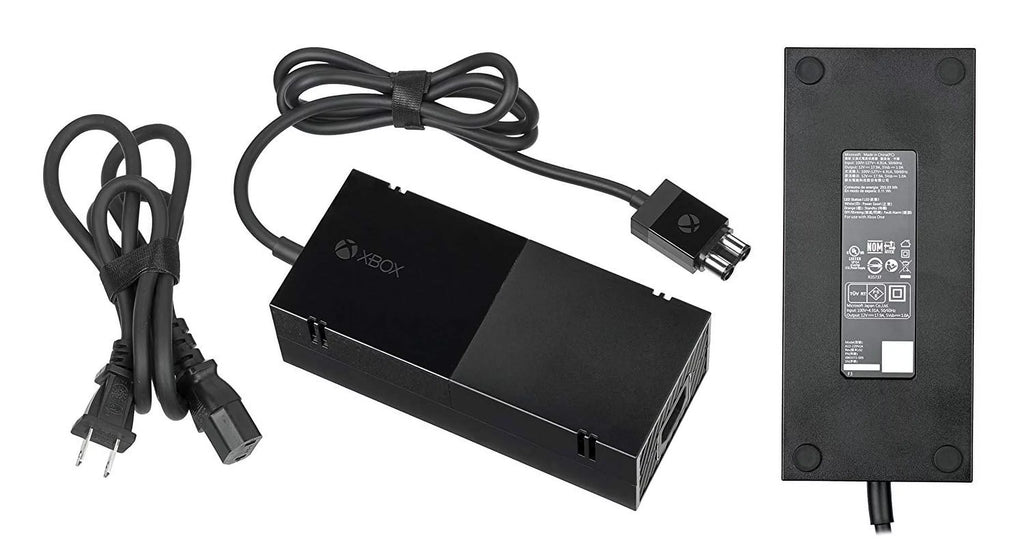 Pre-Owned Microsoft Original Power Sizeupply AC Adapter Replacement Cord Brick for Xbox One (Black) (Good)