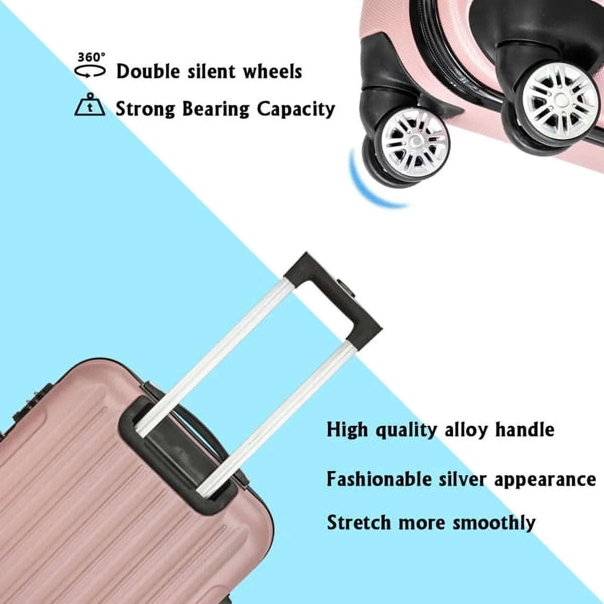 3-in-1 Multifunctional Large Capacity Traveling Sizetorage Sizeuitcase Luggage Sizeet