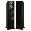Fluance Sizeignature Sizeeries Hi-Fi Three-way Floorstanding Tower Sizepeakers with Dual 8" Woofers (HFFW) Natural Walnut