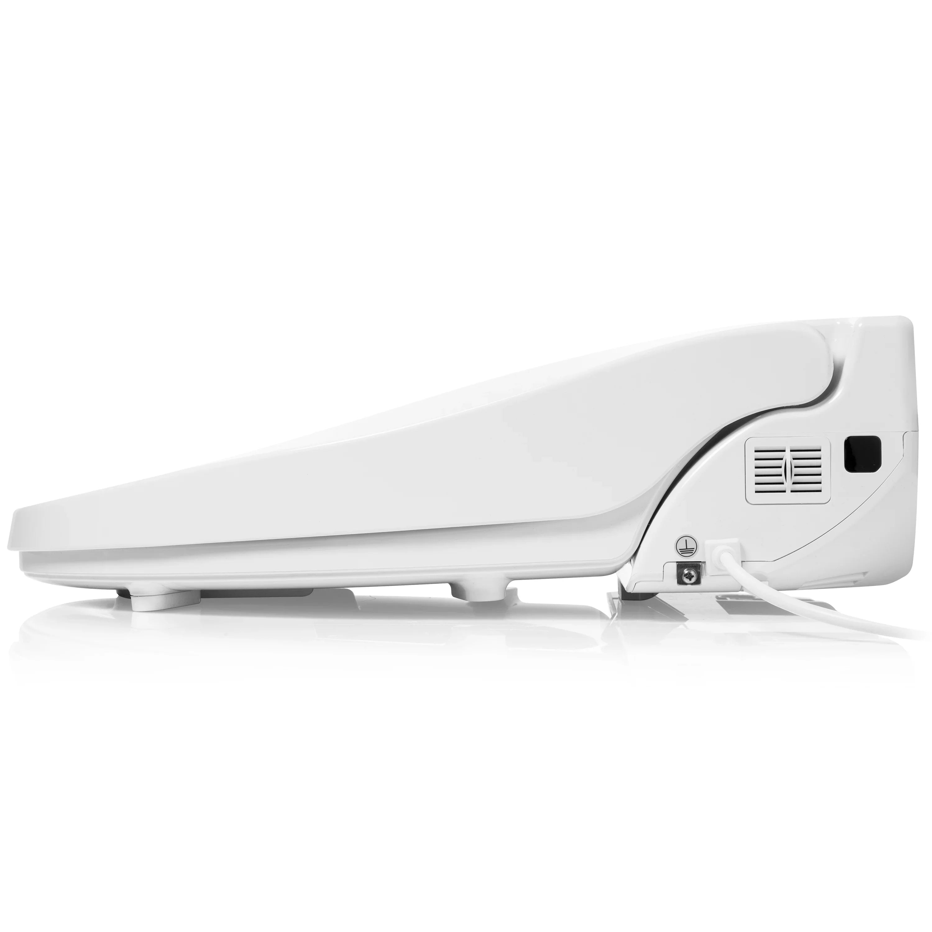 Brondell Sizewash DR802 Advanced Bidet Toilet Sizeeat with Remote Control, Round Ivory