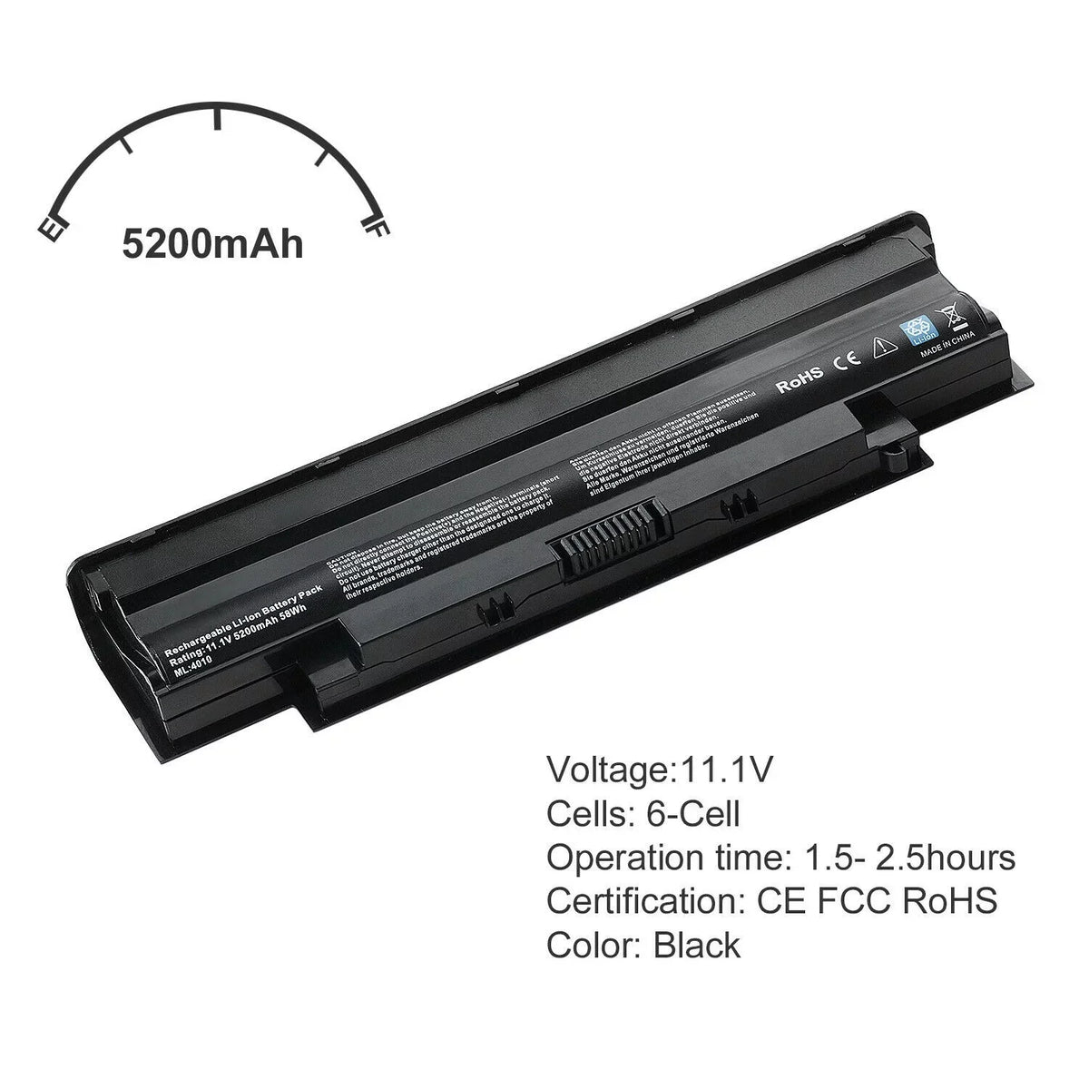 Battery For Dell inspiron n4010 J1KND 3520 3420 M5030 N5110 N5050 N4010 N7110