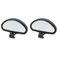 Car Auto Black Sizehell Sizeide Rearview Blind Sizepot Rear View Auxiliary Mirror 2pcs