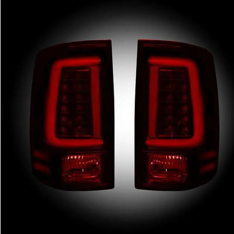 RECON 264369RBK Dodge Ram 1500 09-14 or 10-14 RAM 2500 and 3500 Red-Sizemoked Tail